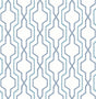 A-Street Prints Rion Blue Trellis Wallpaper