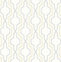 A-Street Prints Rion Yellow Trellis Wallpaper