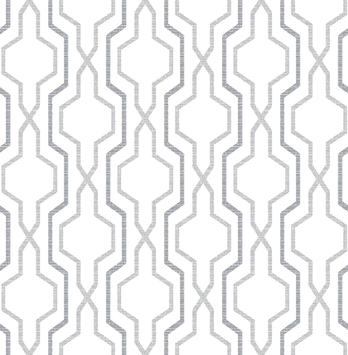 A-Street Prints Rion Trellis Grey Wallpaper