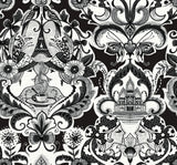 A-Street Prints Sadie Black Parisian Damask Wallpaper