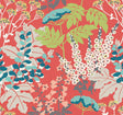 A-Street Prints Brie Red Forest Flowers Wallpaper