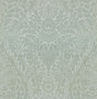 A-Street Prints Maris Silver Flock Damask Wallpaper
