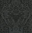 A-Street Prints Maris Charcoal Flock Damask Wallpaper