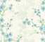 A-Street Prints Nicolette Light Blue Floral Trail Wallpaper