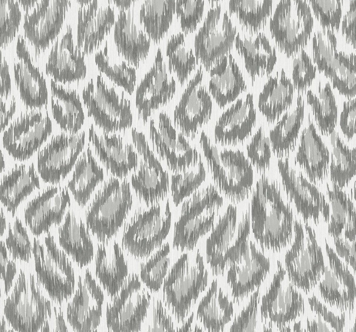 A-Street Prints Electra Grey Leopard Spot String Wallpaper