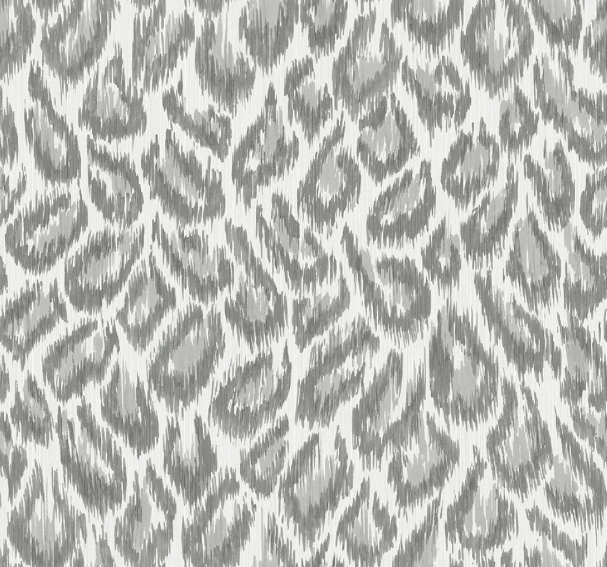 A-Street Prints Electra Leopard Spot String Grey Wallpaper