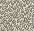 A-Street Prints Electra Bronze Leopard Spot String Wallpaper