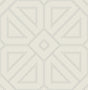 A-Street Prints Voltaire Grey Beaded Geometric Wallpaper
