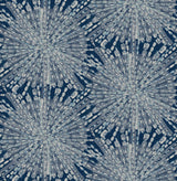 Brewster Home Fashions Navy Sunburst Peel & Stick Wallpaper