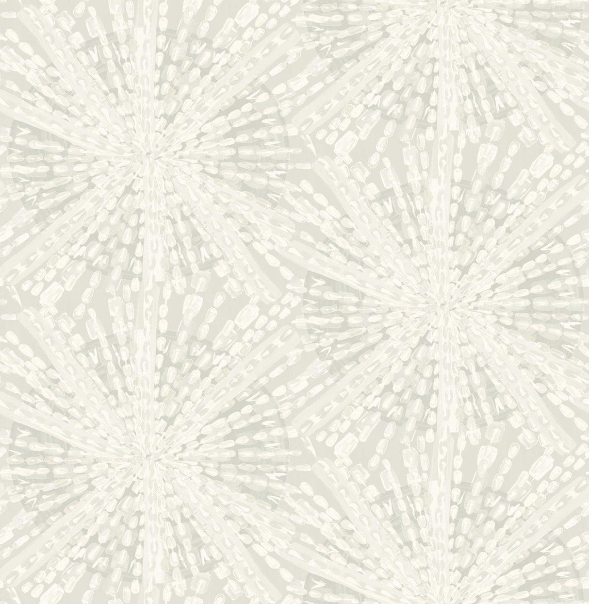 Brewster Home Fashions Silver Sunburst Peel & Stick Wallpaper