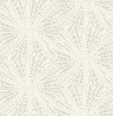 Brewster Home Fashions Silver Sunburst Peel & Stick Wallpaper