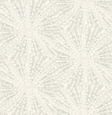 Brewster Home Fashions Sunburst Peel & Stick Silver Wallpaper