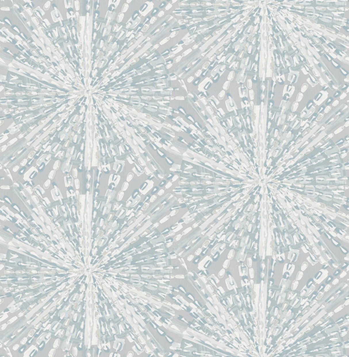 Brewster Home Fashions Grey Blue Sunburst Peel & Stick Wallpaper