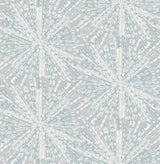 Brewster Home Fashions Grey Blue Sunburst Peel & Stick Wallpaper