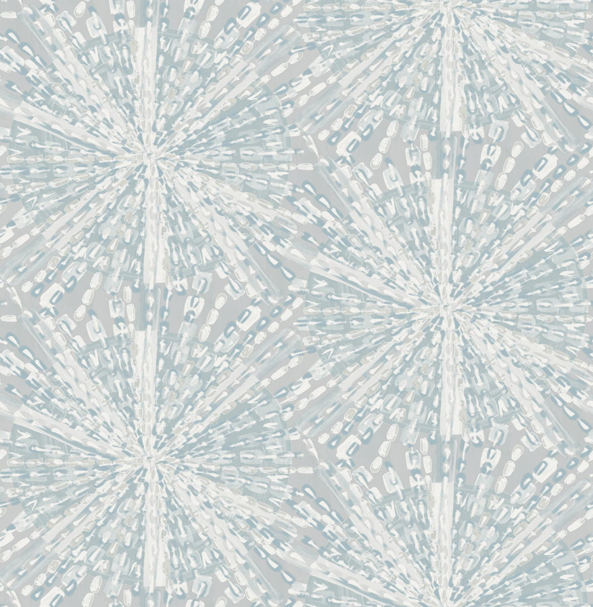 Brewster Home Fashions Sunburst Peel & Stick Grey Blue Wallpaper