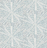 Brewster Home Fashions Sunburst Peel & Stick Grey Blue Wallpaper
