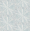 Brewster Home Fashions Grey Blue Sunburst Peel & Stick Wallpaper