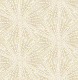 Brewster Home Fashions Soft Gold Sunburst Peel & Stick Wallpaper