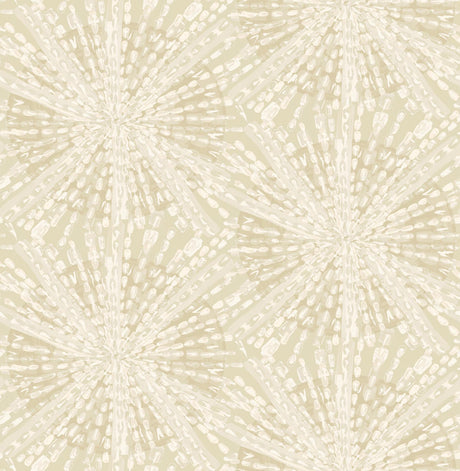 Brewster Home Fashions Soft Gold Sunburst Peel & Stick Wallpaper