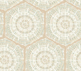 Brewster Home Fashions Harmony Peel & Stick Peach Wallpaper