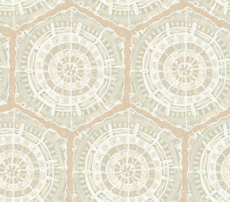 Brewster Home Fashions Harmony Peel & Stick Peach Wallpaper