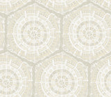 Brewster Home Fashions Cream Harmony Peel & Stick Wallpaper