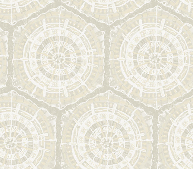 Brewster Home Fashions Cream Harmony Peel & Stick Wallpaper