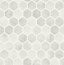 Seabrook Inlay Hexagon Cream Neutral Wallpaper