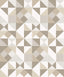 Seabrook Lozenge Geometric Latte & Dorian Grey Wallpaper