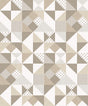 Seabrook Lozenge Geometric Latte & Dorian Grey Wallpaper