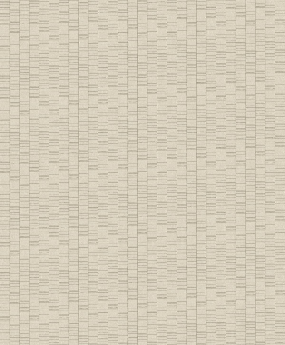 Seabrook Deco Spliced Stripe Off-White Wallpaper