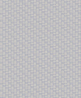 Seabrook Deco Spliced Stripe Ivory & Cobalt Wallpaper