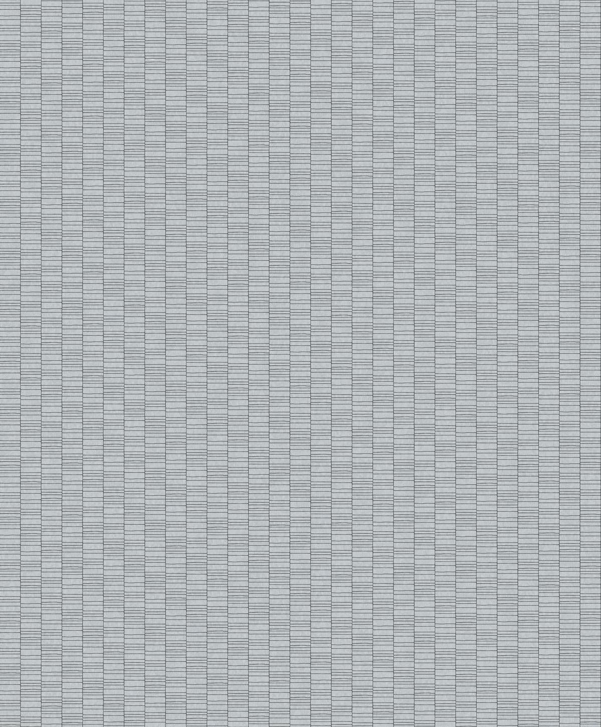 Seabrook Deco Spliced Stripe Blue Wallpaper