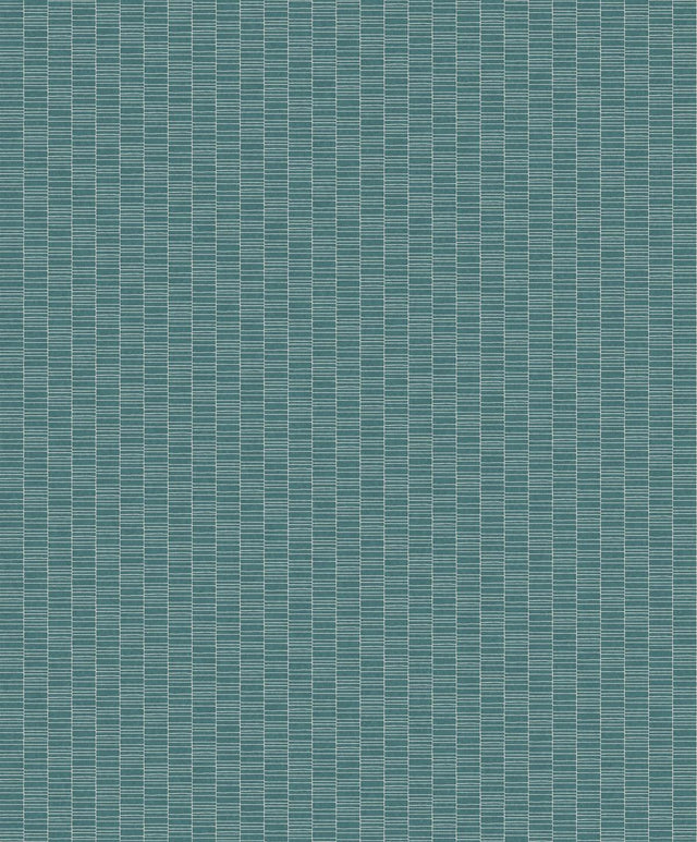 Seabrook Deco Spliced Stripe Perry Teal Wallpaper