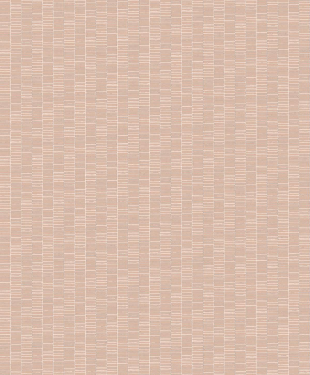 Seabrook Deco Spliced Stripe Pink Wallpaper