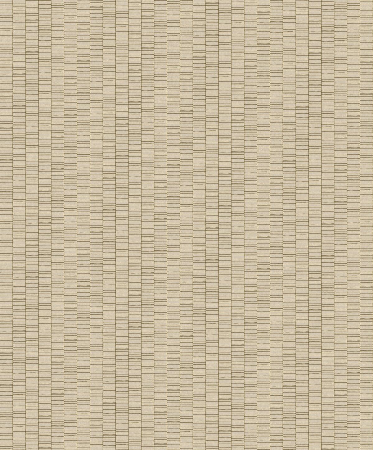 Seabrook Deco Spliced Stripe Gold Wallpaper