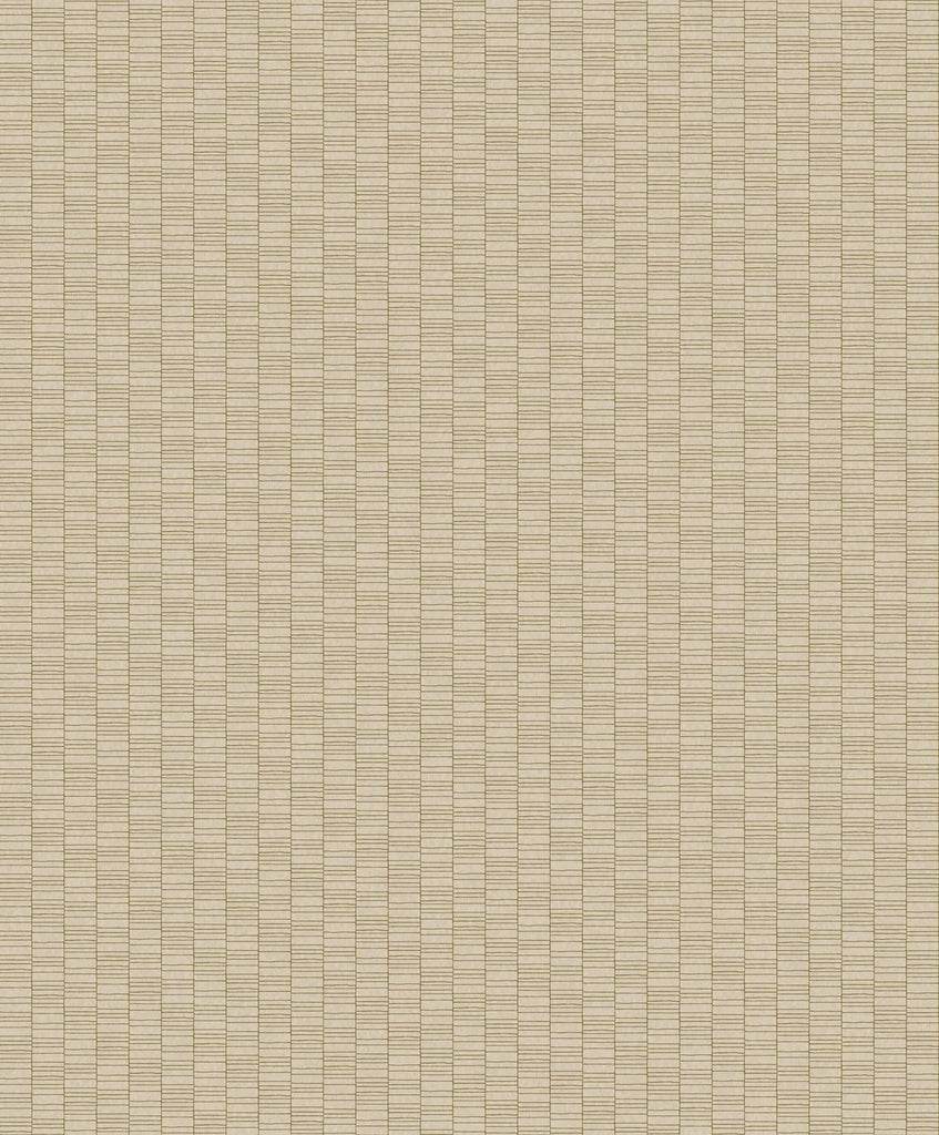 Seabrook Deco Spliced Stripe Gold Wallpaper