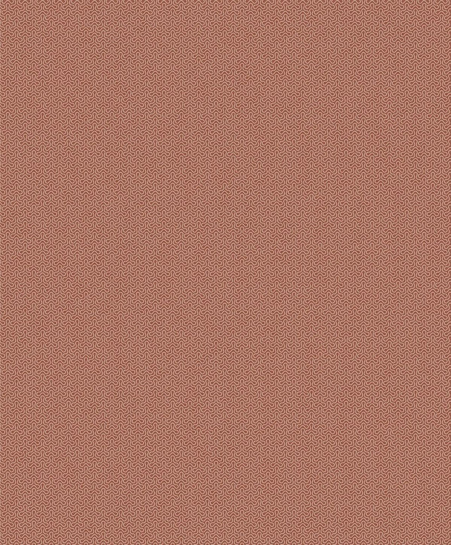 Seabrook Spiro Geometric Terra Cotta Wallpaper