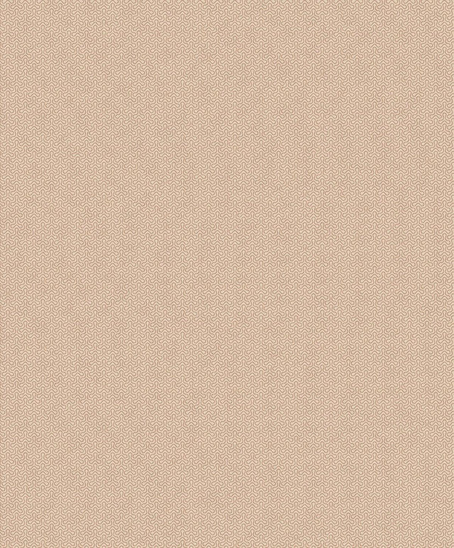 Seabrook Spiro Geometric Ivory & Terra Cotta Wallpaper