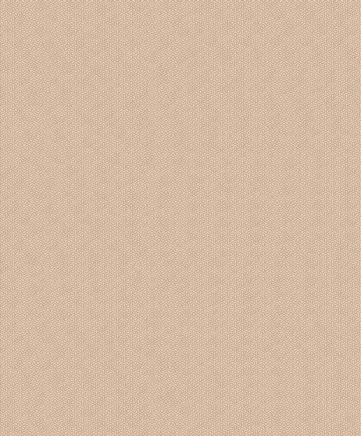 Seabrook Spiro Geometric Red Wallpaper