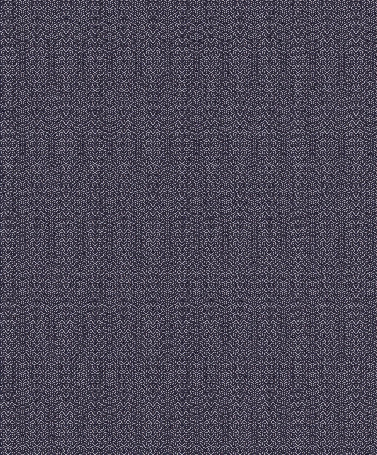 Seabrook Spiro Geometric Denim & Pastel Pink Wallpaper