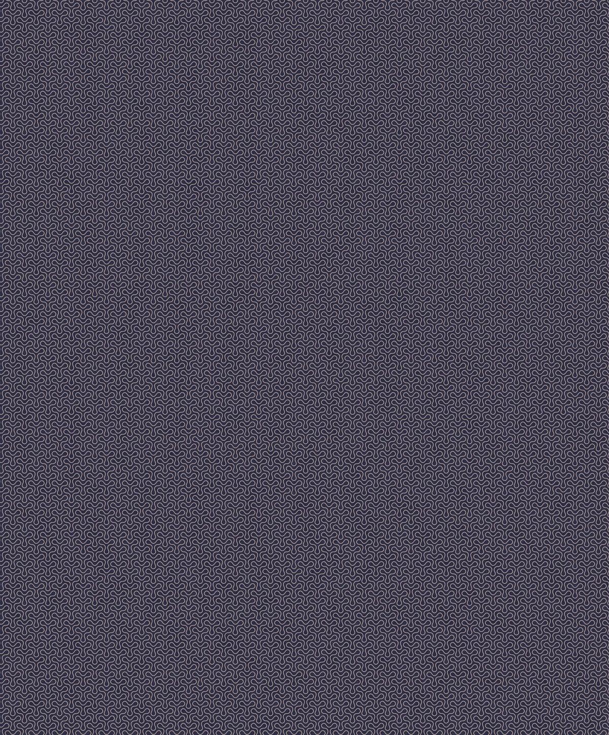Seabrook Spiro Geometric Blue Wallpaper