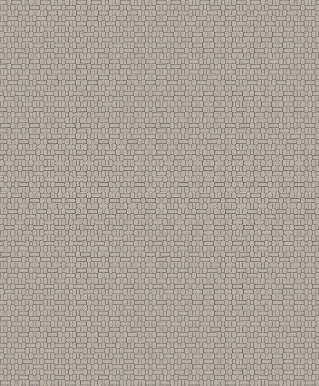 Seabrook Capsule Geometric Nobel Grey Wallpaper