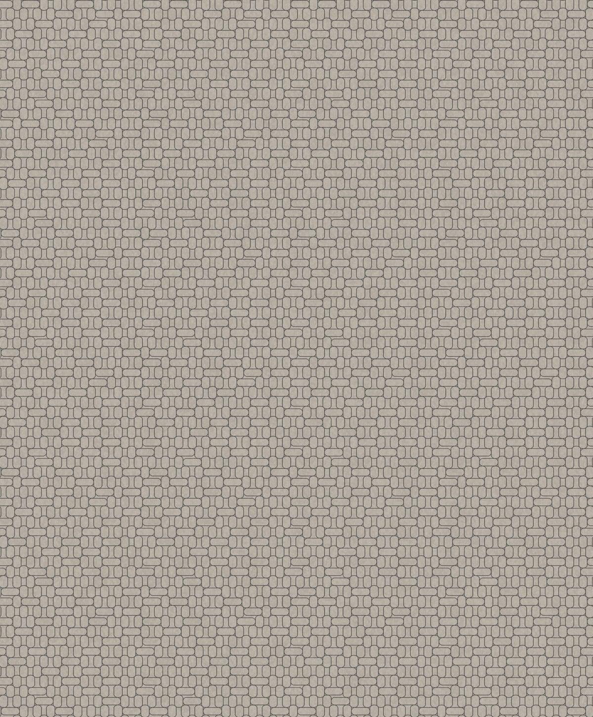 Seabrook Capsule Geometric Grey Wallpaper