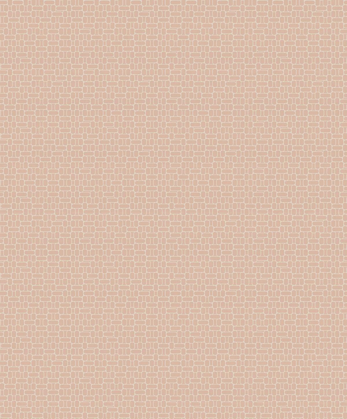 Seabrook Capsule Geometric Pastel Pink Wallpaper