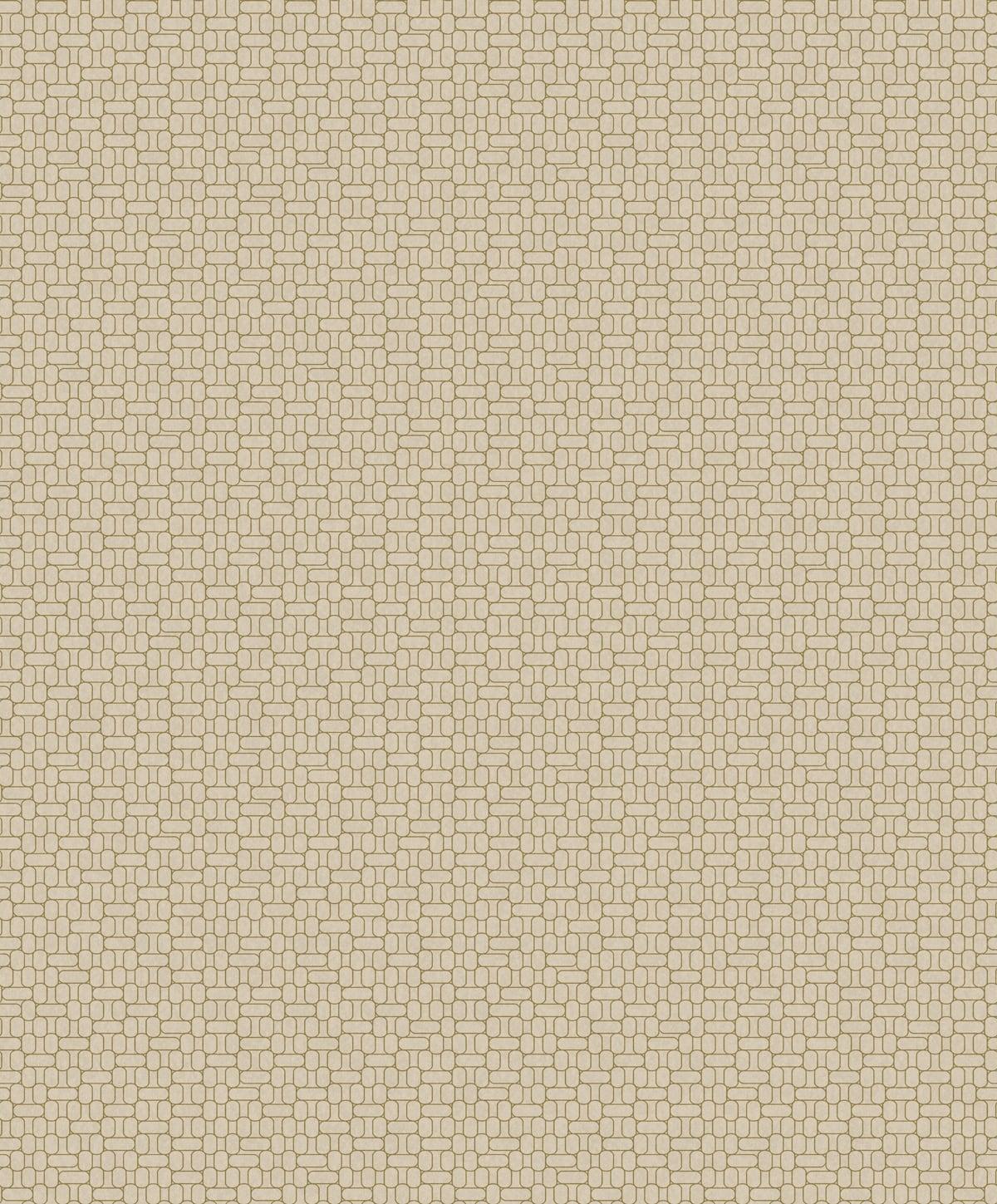 Seabrook Capsule Geometric Gold Wallpaper