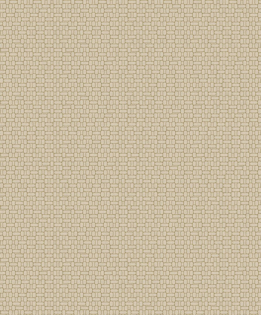 Seabrook Capsule Geometric Gold Wallpaper