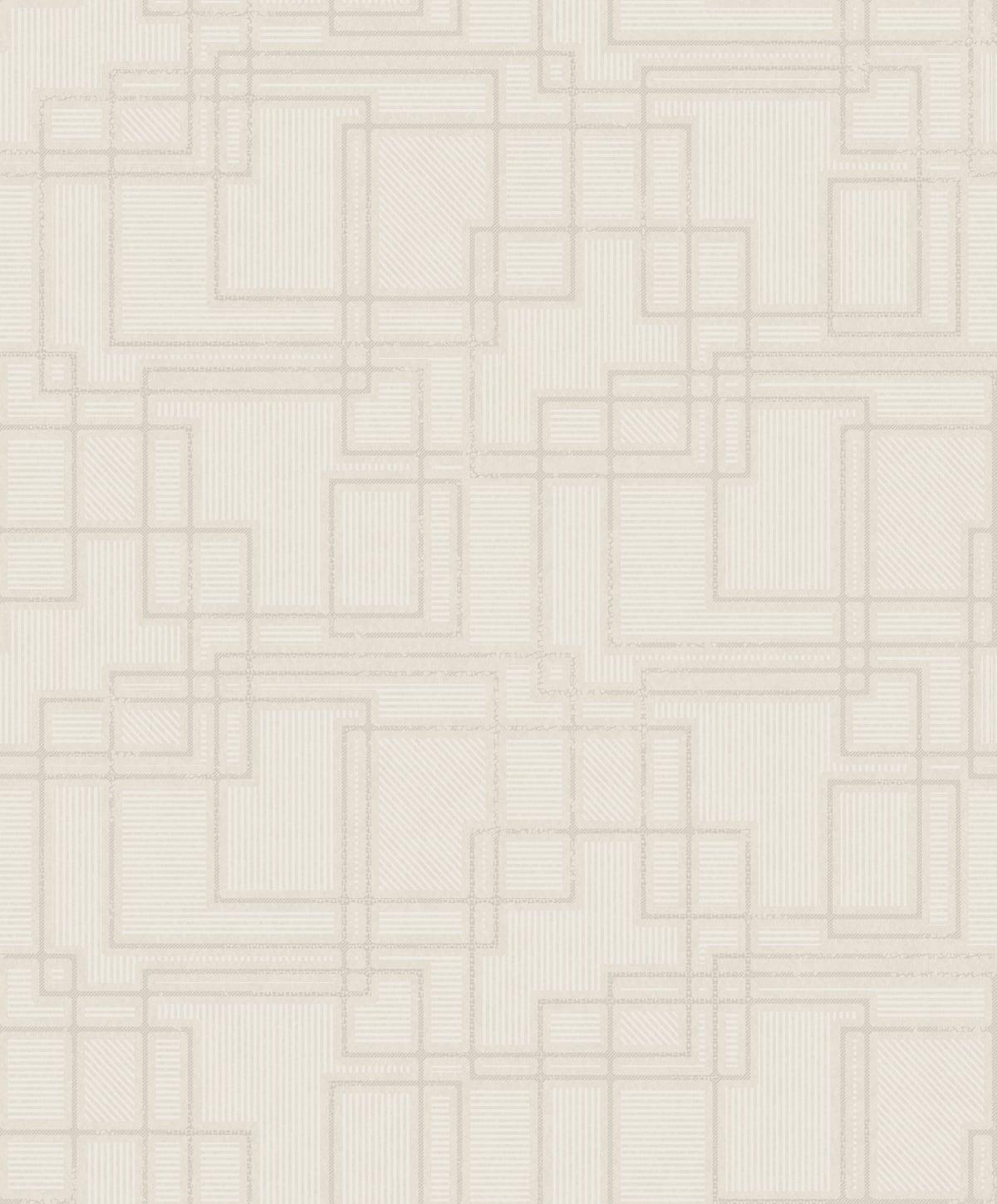 Seabrook Bauhaus Cityscape Linen Wallpaper