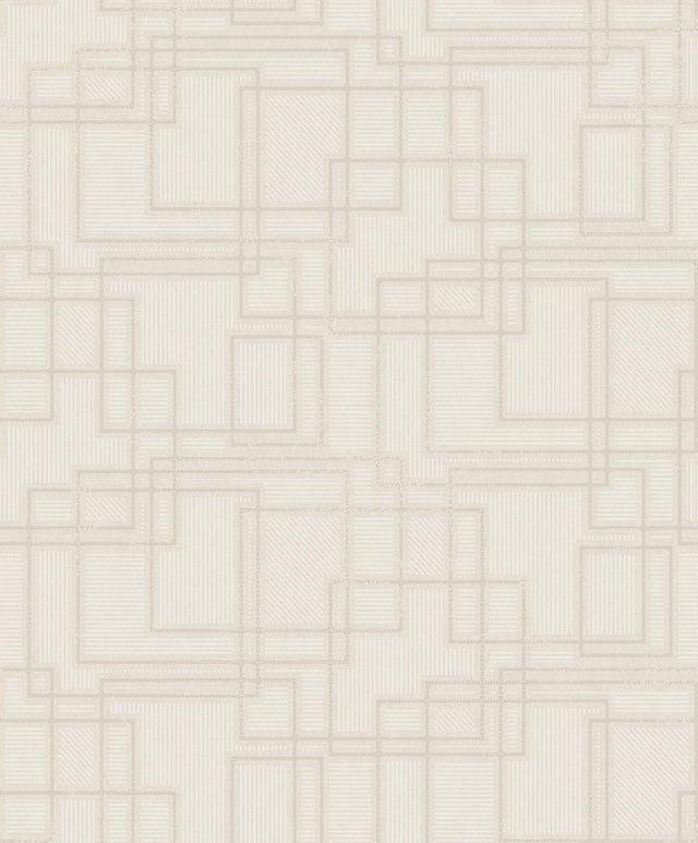 Seabrook Bauhaus Cityscape Linen Wallpaper