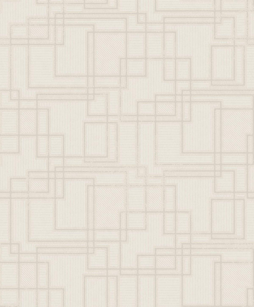 Seabrook Bauhaus Cityscape Linen Wallpaper